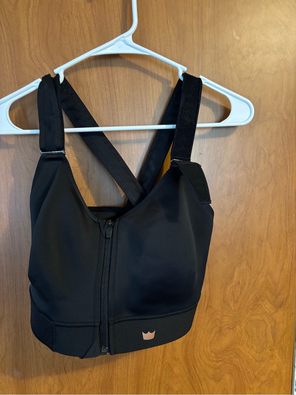 SHEFIT Sports Bra with Rose Gold or Gold Splatter/Foil Detailing